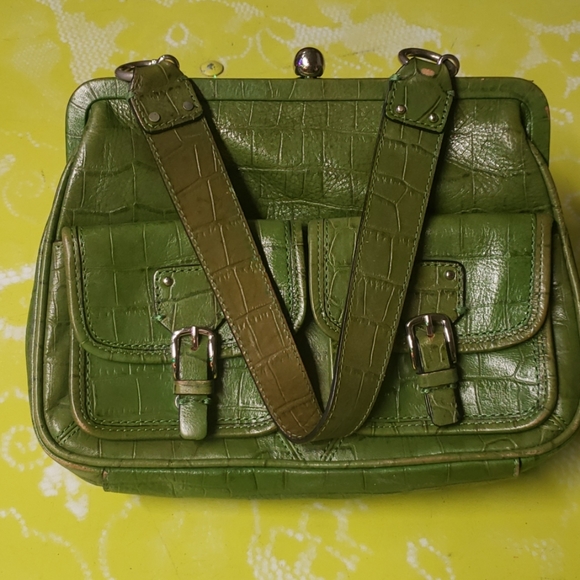 Fossil alligator print handbag 10"x 7"x 4" - Picture 2 of 8